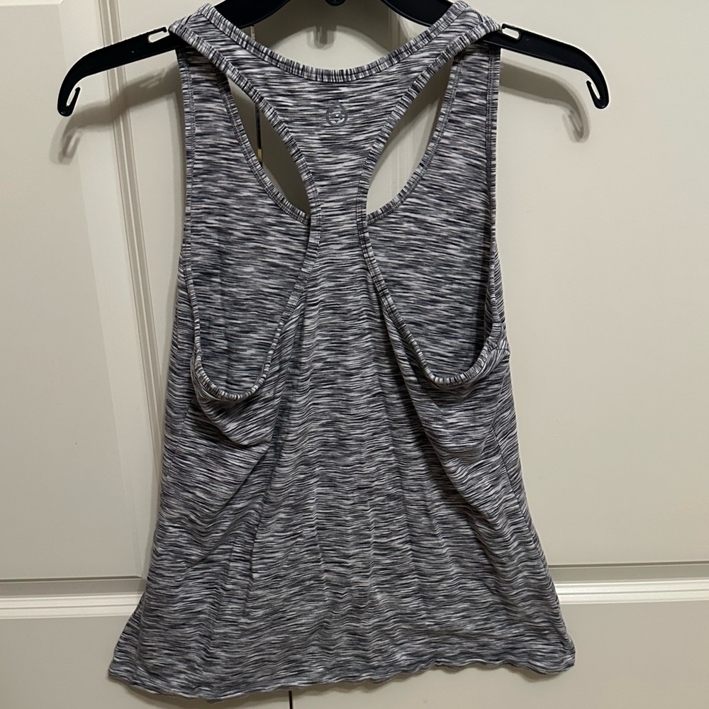 TASC Gray Racerback Tank Top - Picture 2 of 4